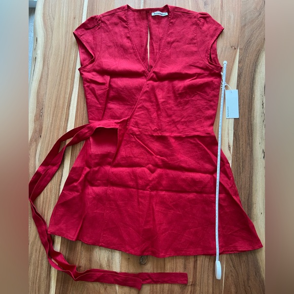 Reformation Rodin Dress (Red) - Picture 13 of 16